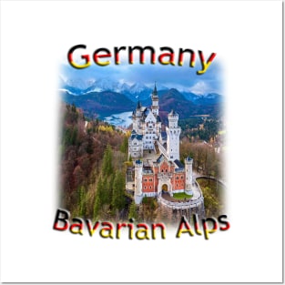 Dream Castles in the Bavarian Alps Posters and Art